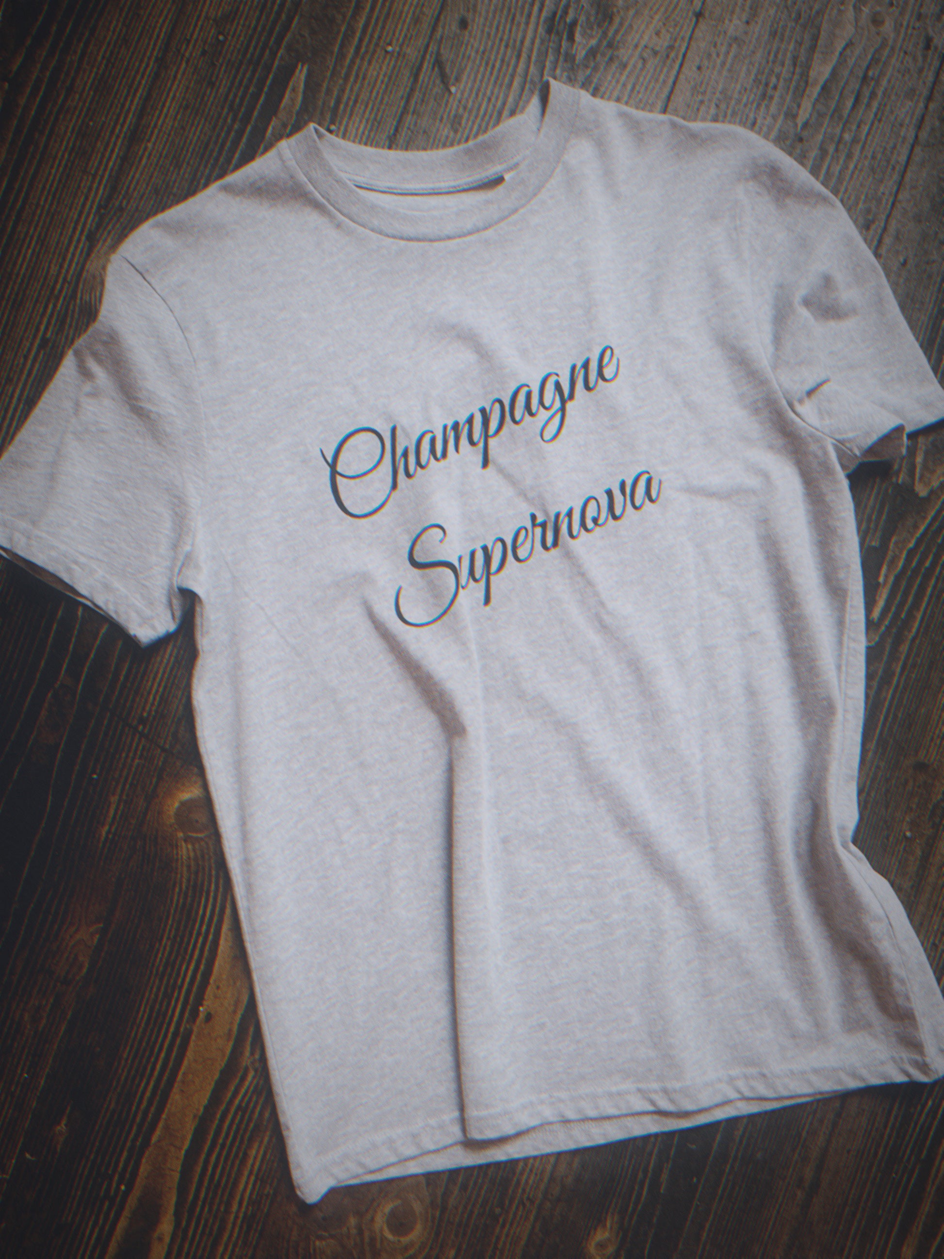 ‘Champagne Supernova’ Limited Edition T Shirt - Grey